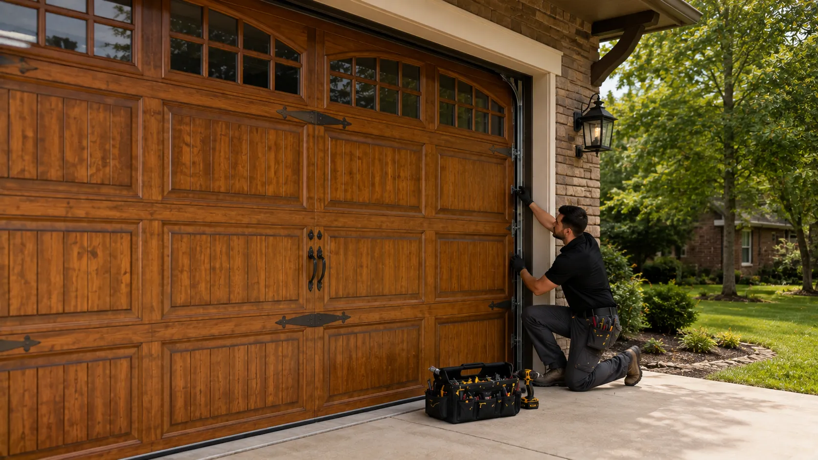 Garage door guides for Prosper homeowners