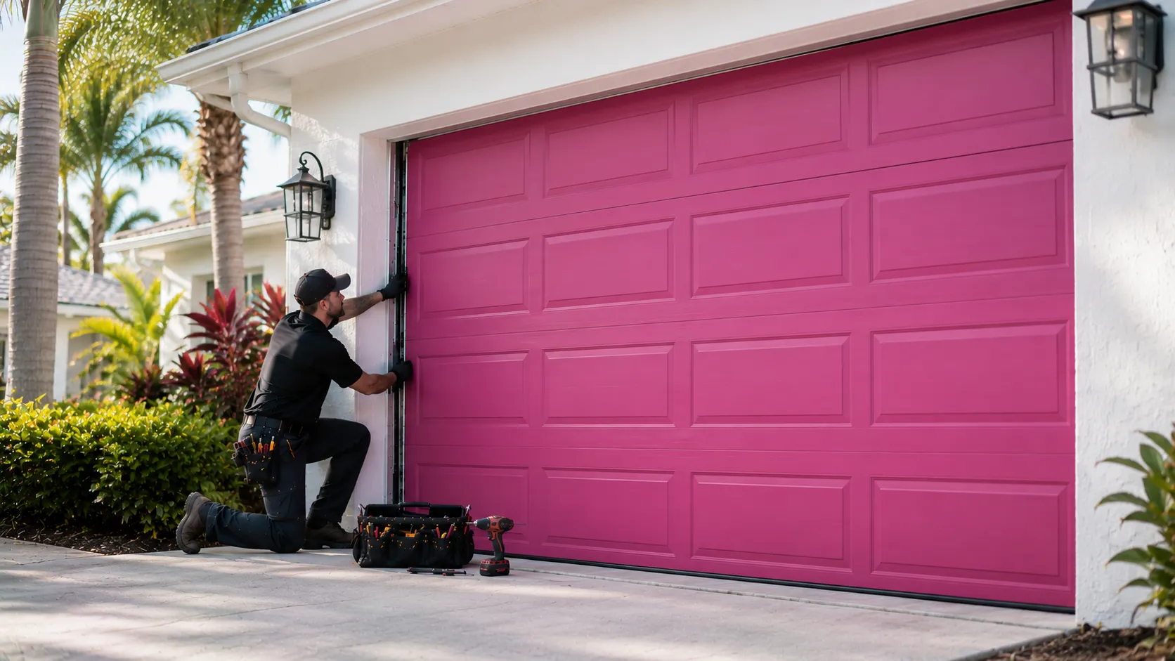 Tell us what’s wrong - Prosper garage door service