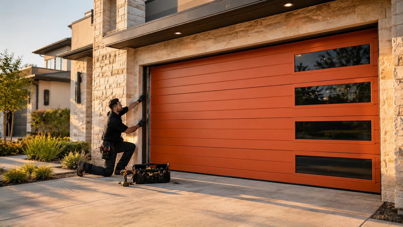 Garage Door Service for Melissa Homes, Out of Prosper