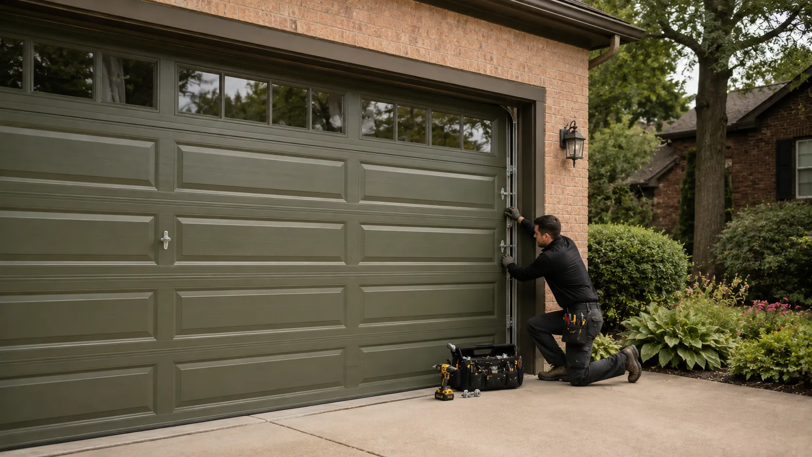 Garage door service in Prosper